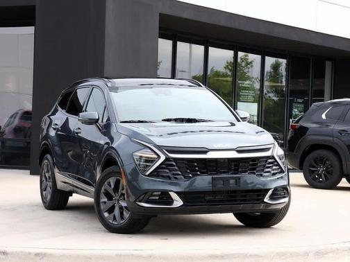 Gravity Gray 2025 Kia Sportage Hybrid SX-Prestige