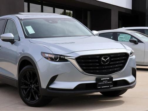 Sonic Silver Metallic 2023 Mazda CX-9 Touring Plus