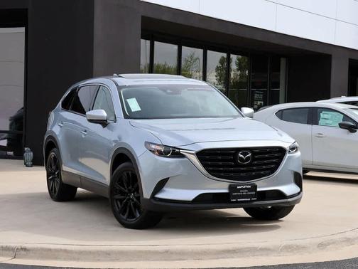 Sonic Silver Metallic 2023 Mazda CX-9 Touring Plus