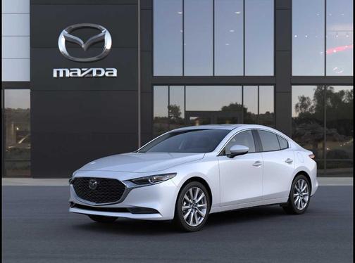 Snowflake White Pearl 2026 Mazda Mazda3 FWD w/Preferred Package
