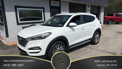 Dazzling White 2018 Hyundai TUCSON SEL