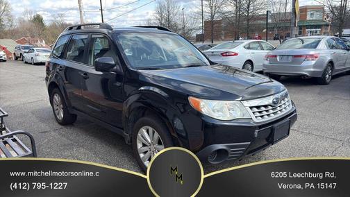 Obsidian Black Pearl 2011 Subaru Forester 2.5 X