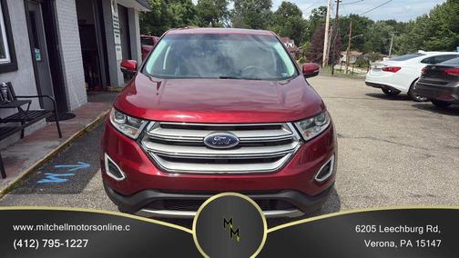 Burgundy 2016 Ford Edge SEL