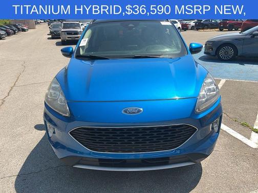 Blue Metallic 2020 Ford Escape Titanium Hybrid