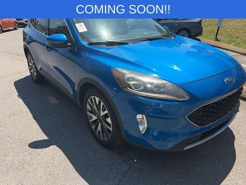 Blue Metallic 2020 Ford Escape Titanium Hybrid
