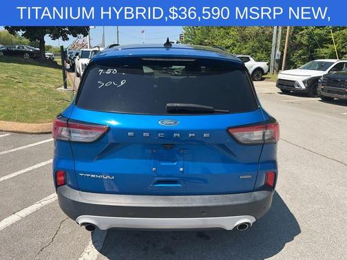 Blue Metallic 2020 Ford Escape Titanium Hybrid
