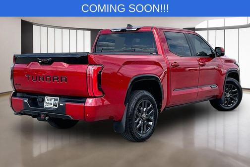 Red 2024 Toyota Tundra Hybrid Platinum