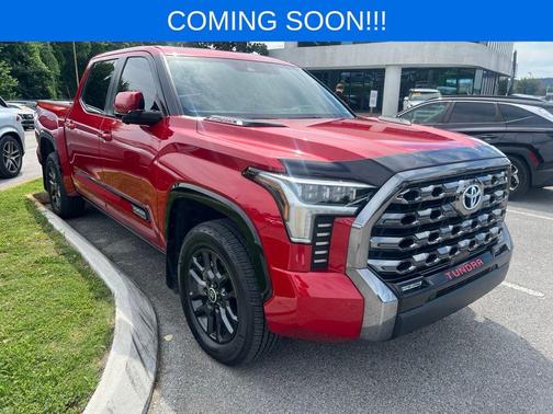Red 2024 Toyota Tundra Hybrid Platinum