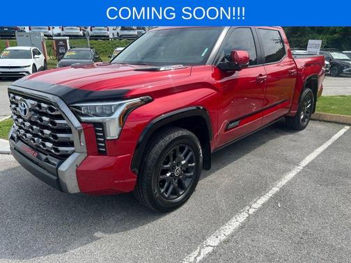 Red 2024 Toyota Tundra Hybrid Platinum
