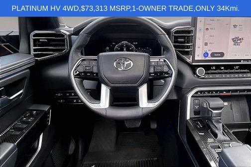 Red 2024 Toyota Tundra Hybrid Platinum