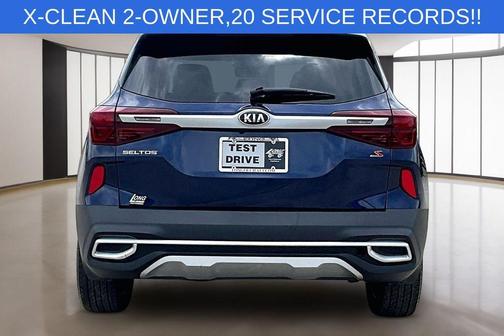 Dark Ocean Blue / White Roof 2021 Kia Seltos S