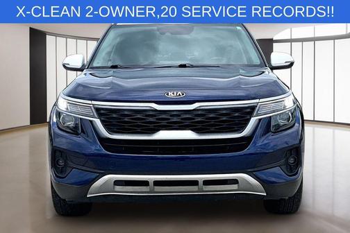 Dark Ocean Blue / White Roof 2021 Kia Seltos S