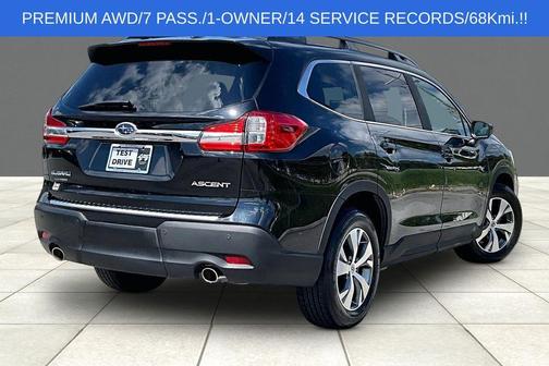Crystal Black Silica 2019 Subaru Ascent Premium 7-Passenger