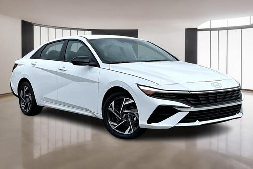 White 2025 Hyundai ELANTRA HEV SEL Sport