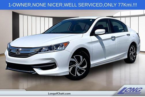 White 2017 Honda Accord LX