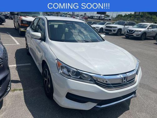 White 2017 Honda Accord LX