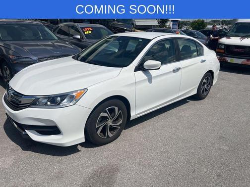 White 2017 Honda Accord LX