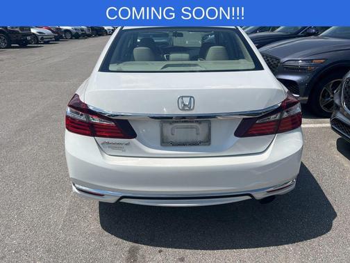 White 2017 Honda Accord LX