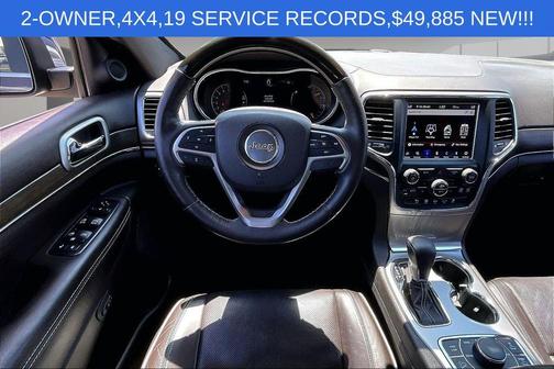 Black 2018 Jeep Grand Cherokee Overland