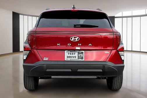 Red Metallic 2025 Hyundai KONA SEL