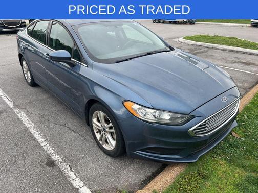 Blue Metallic 2018 Ford Fusion SE