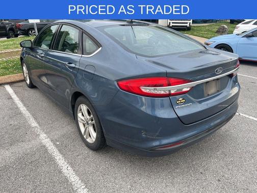 Blue Metallic 2018 Ford Fusion SE