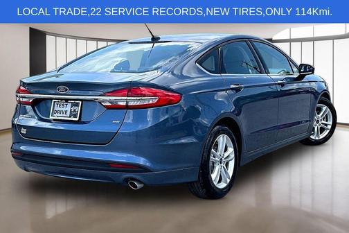 Blue Metallic 2018 Ford Fusion SE