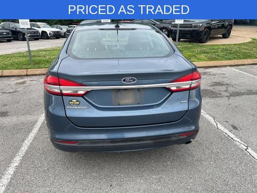 Blue Metallic 2018 Ford Fusion SE