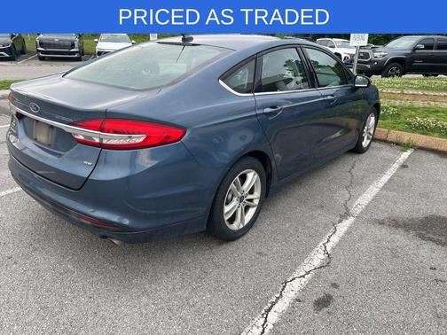 Blue Metallic 2018 Ford Fusion SE