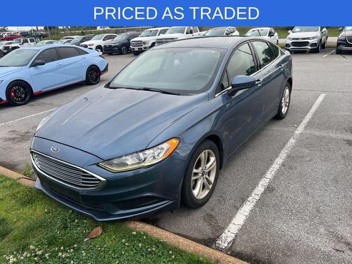 Blue Metallic 2018 Ford Fusion SE