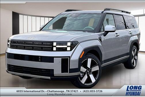 Shimmering Silver 2026 Hyundai SANTA FE HEV Limited