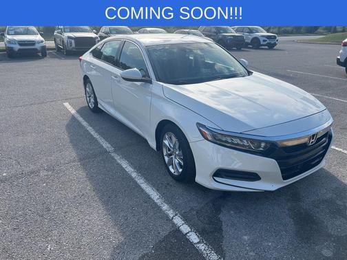 Platinum White 2018 Honda Accord LX