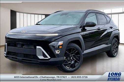 Abyss Black Pearl 2026 Hyundai KONA SEL Sport