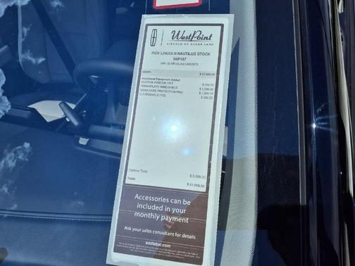 White Platinum Clearcoat Metallic 2026 Lincoln Nautilus Premiere