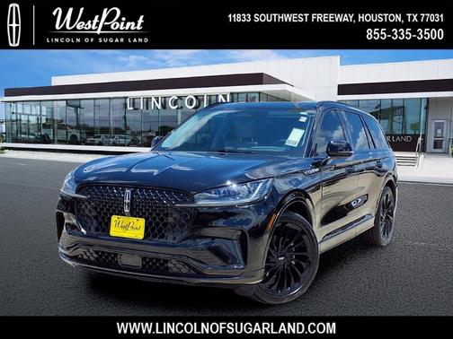 Infinite Black Metallic 2026 Lincoln Aviator Reserve RWD