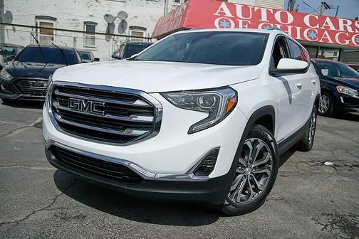 Summit White 2019 GMC Terrain SLT