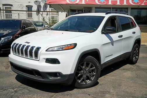 Bright White Clearcoat 2015 Jeep Cherokee Sport
