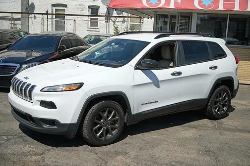 Bright White Clearcoat 2015 Jeep Cherokee Sport