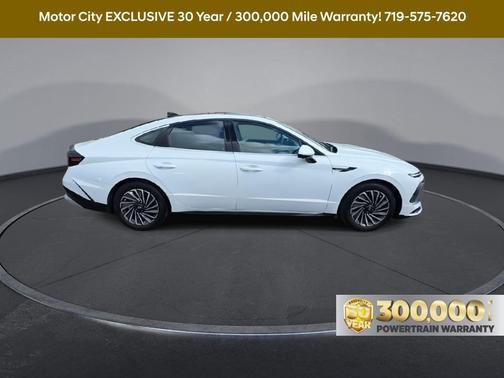 White 2026 Hyundai SONATA Hybrid Limited