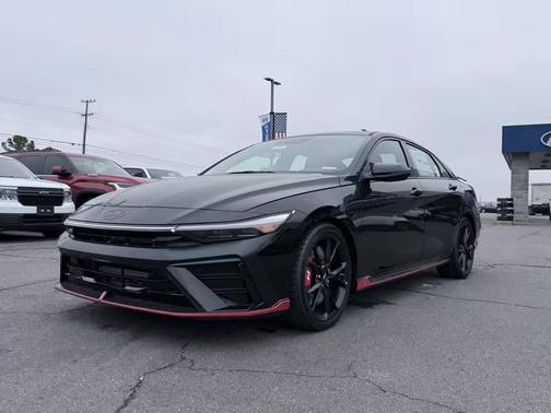Black 2026 Hyundai ELANTRA N Line