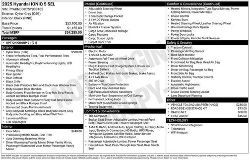 2025 Hyundai IONIQ 5 SEL