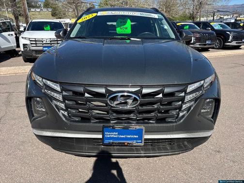 Amazon Gray 2023 Hyundai TUCSON Hybrid Blue