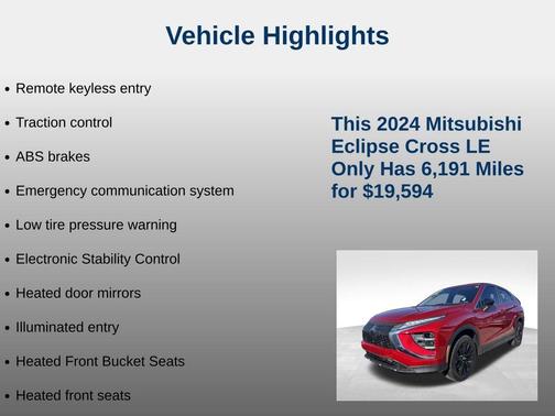 2024 Mitsubishi Eclipse Cross LE