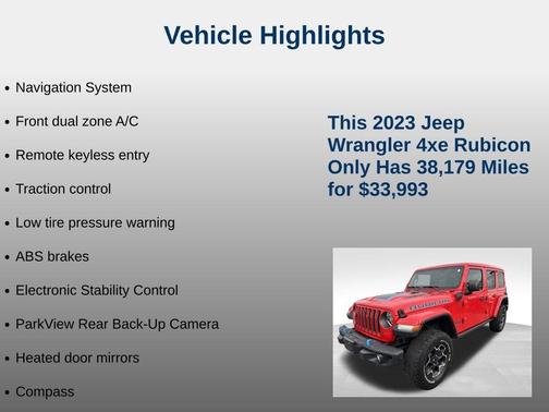 2023 Jeep Wrangler 4xe Rubicon