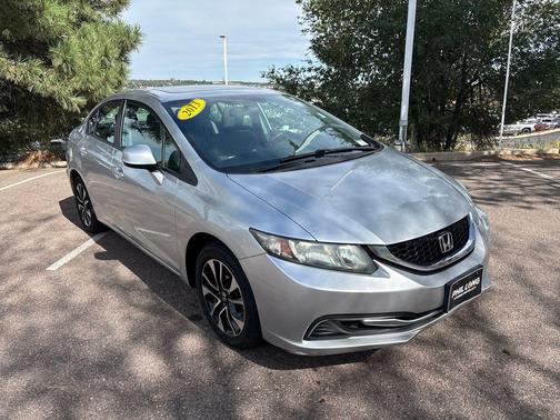 Silver 2013 Honda Civic EX