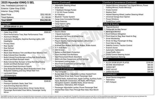 2025 Hyundai IONIQ 5 SEL