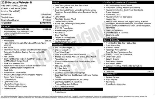 2020 Hyundai Veloster N N