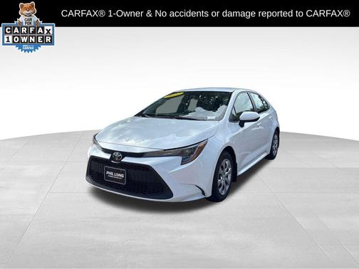 White 2022 Toyota Corolla LE