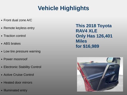 2018 Toyota RAV4 XLE