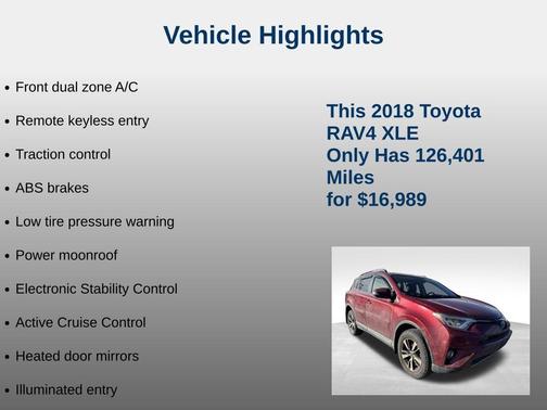 2018 Toyota RAV4 XLE